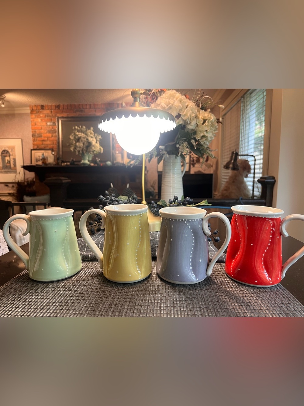 KAREN HEATHMAN Handmade Ceramic Mugs Set of 4 | Prince George BC